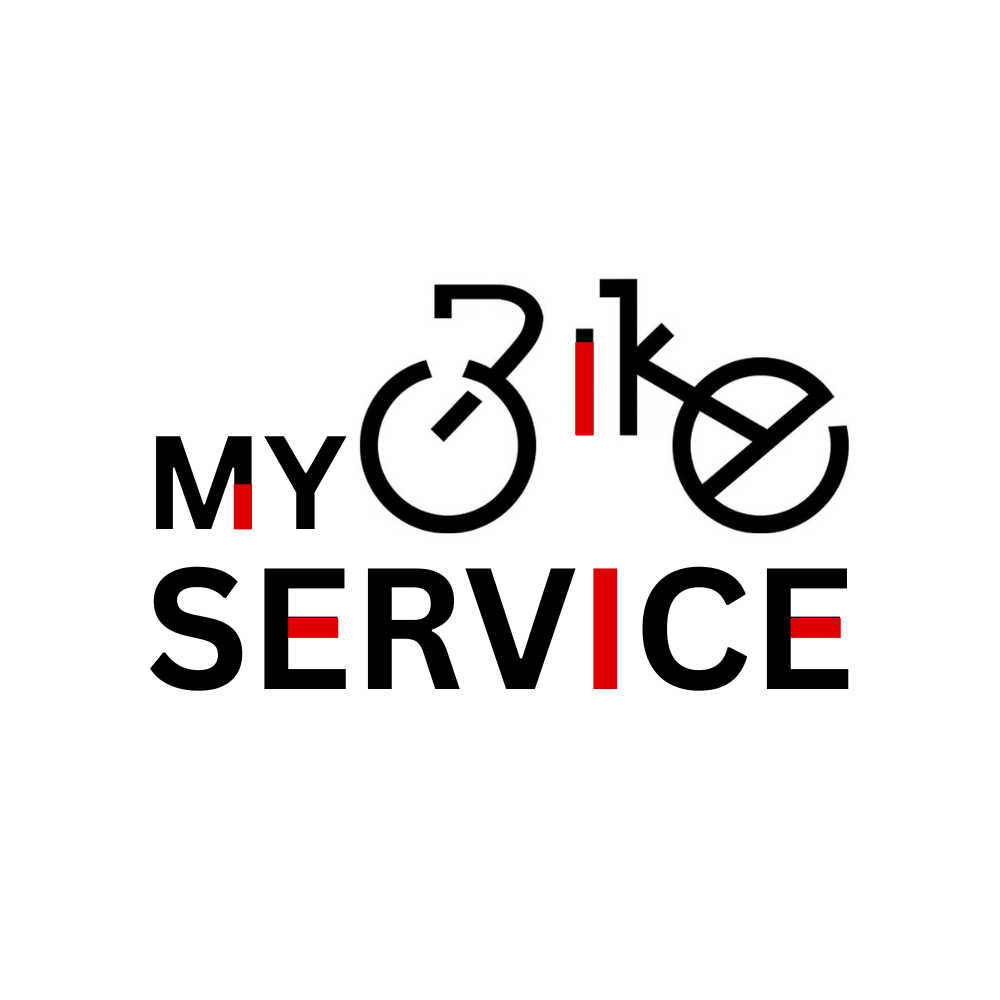 MyBikeService workshop — mechanic servicing a motorcycle